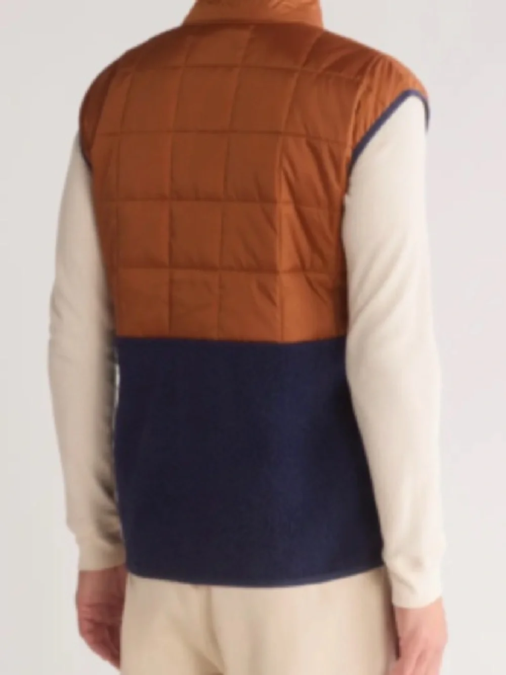 cotopaxi Men’s Orange Blue Puffer Trico Hybrid Vest w/ Chest Pocket Size: Medium